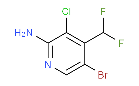 2-Amino-5-bromo-3-chloro-4-(difluoromethyl)pyridine