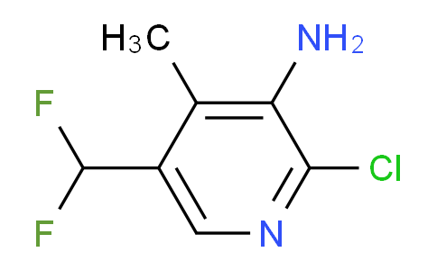 3-Amino-2-chloro-5-(difluoromethyl)-4-methylpyridine