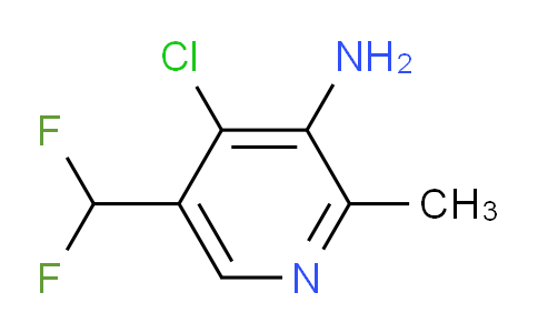 3-Amino-4-chloro-5-(difluoromethyl)-2-methylpyridine