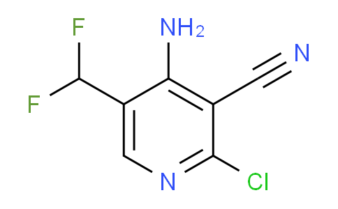 4-Amino-2-chloro-3-cyano-5-(difluoromethyl)pyridine