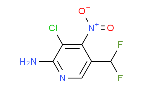 2-Amino-3-chloro-5-(difluoromethyl)-4-nitropyridine