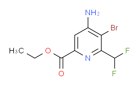 AM135763 | 1806834-96-7 | Ethyl 4-amino-3-bromo-2-(difluoromethyl)pyridine-6-carboxylate