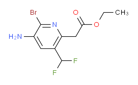 AM135765 | 1806789-84-3 | Ethyl 3-amino-2-bromo-5-(difluoromethyl)pyridine-6-acetate