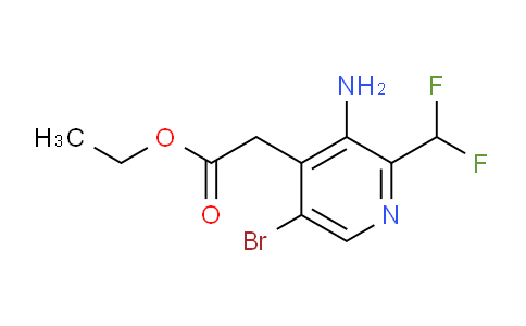 AM135768 | 1806815-27-9 | Ethyl 3-amino-5-bromo-2-(difluoromethyl)pyridine-4-acetate