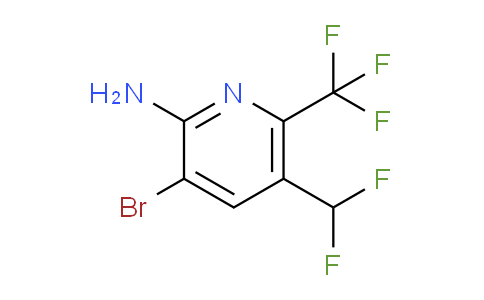 AM135776 | 1805260-52-9 | 2-Amino-3-bromo-5-(difluoromethyl)-6-(trifluoromethyl)pyridine