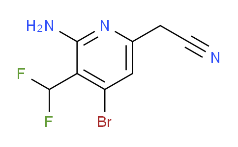 AM135781 | 1806806-66-5 | 2-Amino-4-bromo-3-(difluoromethyl)pyridine-6-acetonitrile