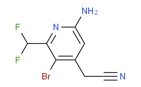 AM135787 | 1806806-78-9 | 6-Amino-3-bromo-2-(difluoromethyl)pyridine-4-acetonitrile