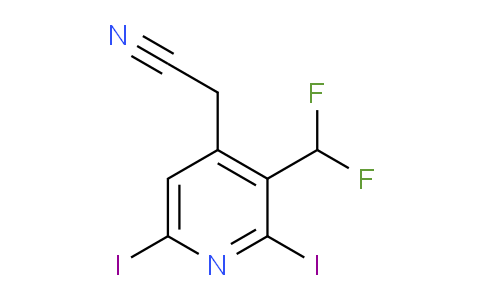 AM135788 | 1805331-58-1 | 3-(Difluoromethyl)-2,6-diiodopyridine-4-acetonitrile