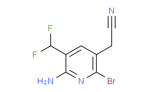 AM135790 | 1806806-90-5 | 2-Amino-6-bromo-3-(difluoromethyl)pyridine-5-acetonitrile