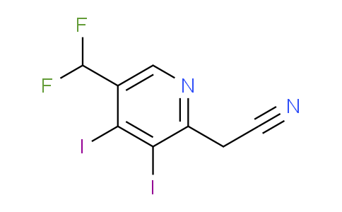 AM135791 | 1806032-73-4 | 5-(Difluoromethyl)-3,4-diiodopyridine-2-acetonitrile