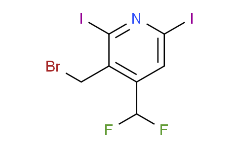 AM135799 | 1805047-67-9 | 3-(Bromomethyl)-4-(difluoromethyl)-2,6-diiodopyridine