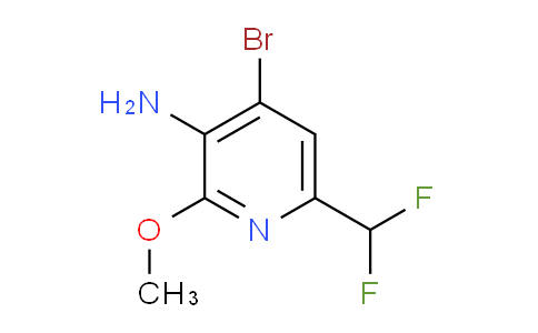 AM135804 | 1806824-05-4 | 3-Amino-4-bromo-6-(difluoromethyl)-2-methoxypyridine