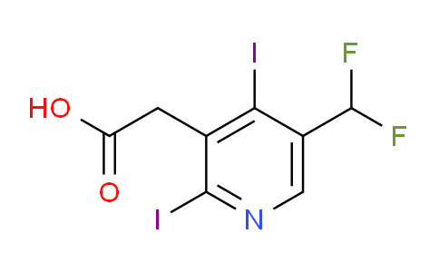 AM135817 | 1806822-89-8 | 5-(Difluoromethyl)-2,4-diiodopyridine-3-acetic acid