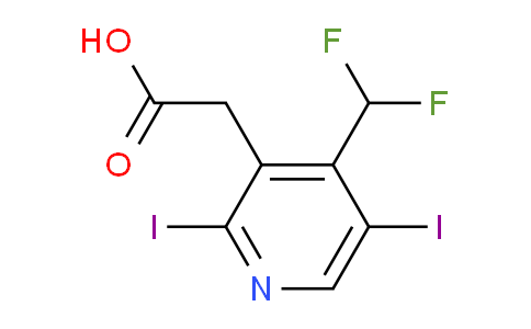 AM135820 | 1805157-44-1 | 4-(Difluoromethyl)-2,5-diiodopyridine-3-acetic acid