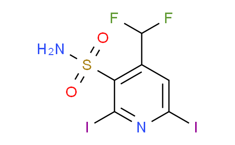 AM135821 | 1805008-04-1 | 4-(Difluoromethyl)-2,6-diiodopyridine-3-sulfonamide