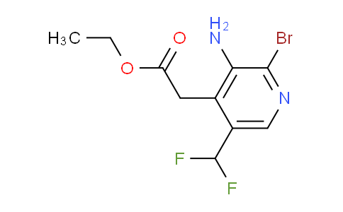 AM135835 | 1806804-29-4 | Ethyl 3-amino-2-bromo-5-(difluoromethyl)pyridine-4-acetate