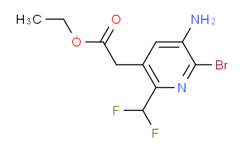 AM135839 | 1805206-58-9 | Ethyl 3-amino-2-bromo-6-(difluoromethyl)pyridine-5-acetate