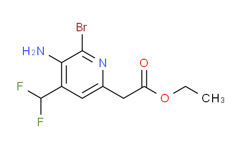 AM135845 | 1805102-73-1 | Ethyl 3-amino-2-bromo-4-(difluoromethyl)pyridine-6-acetate