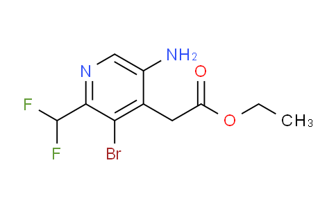 AM135846 | 1805054-54-9 | Ethyl 5-amino-3-bromo-2-(difluoromethyl)pyridine-4-acetate