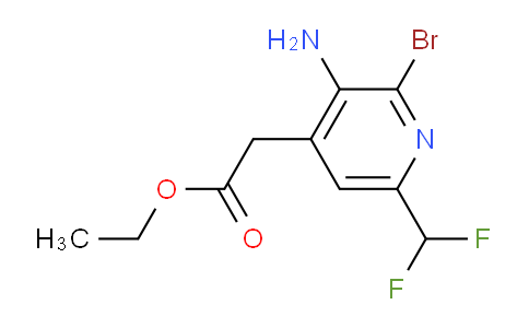 AM135847 | 1806837-07-9 | Ethyl 3-amino-2-bromo-6-(difluoromethyl)pyridine-4-acetate