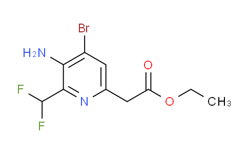 AM135848 | 1804696-80-7 | Ethyl 3-amino-4-bromo-2-(difluoromethyl)pyridine-6-acetate