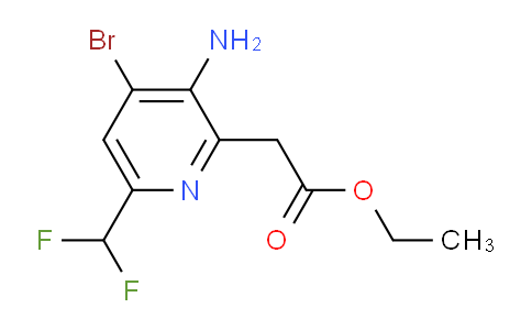 AM135852 | 1806886-53-2 | Ethyl 3-amino-4-bromo-6-(difluoromethyl)pyridine-2-acetate