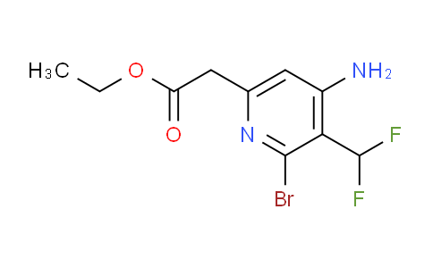 AM135858 | 1805334-19-3 | Ethyl 4-amino-2-bromo-3-(difluoromethyl)pyridine-6-acetate