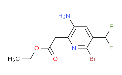 AM135866 | 1805103-13-2 | Ethyl 5-amino-2-bromo-3-(difluoromethyl)pyridine-6-acetate