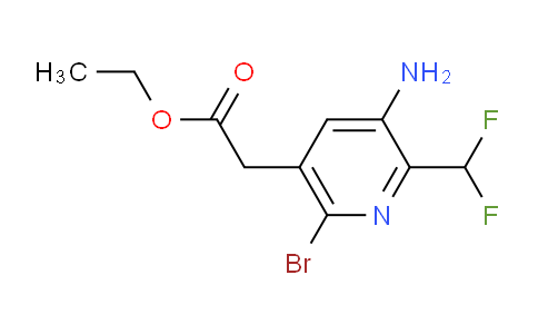 AM135875 | 1804722-60-8 | Ethyl 3-amino-6-bromo-2-(difluoromethyl)pyridine-5-acetate