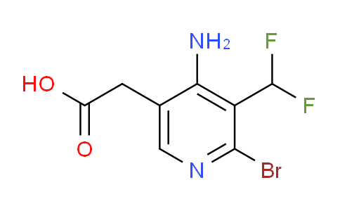 AM135896 | 1805333-91-8 | 4-Amino-2-bromo-3-(difluoromethyl)pyridine-5-acetic acid