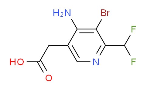 AM135898 | 1805333-95-2 | 4-Amino-3-bromo-2-(difluoromethyl)pyridine-5-acetic acid