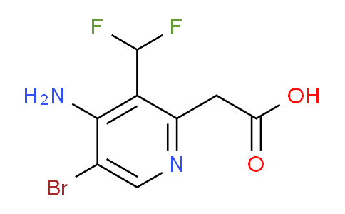 AM135900 | 1805093-07-5 | 4-Amino-5-bromo-3-(difluoromethyl)pyridine-2-acetic acid