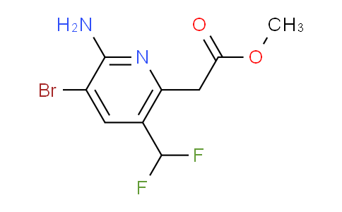 AM135908 | 1805054-35-6 | Methyl 2-amino-3-bromo-5-(difluoromethyl)pyridine-6-acetate