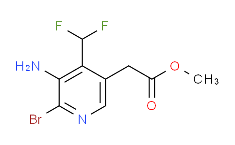 AM135921 | 1806836-85-0 | Methyl 3-amino-2-bromo-4-(difluoromethyl)pyridine-5-acetate