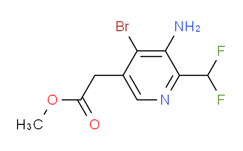 AM135924 | 1805347-46-9 | Methyl 3-amino-4-bromo-2-(difluoromethyl)pyridine-5-acetate