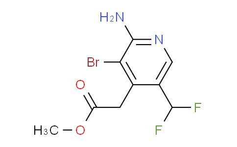 AM135928 | 1805347-33-4 | Methyl 2-amino-3-bromo-5-(difluoromethyl)pyridine-4-acetate