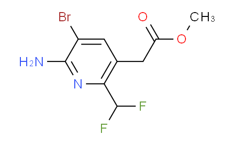 AM135932 | 1804721-51-4 | Methyl 2-amino-3-bromo-6-(difluoromethyl)pyridine-5-acetate