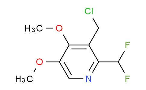 3-(Chloromethyl)-2-(difluoromethyl)-4,5-dimethoxypyridine