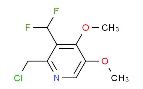 2-(Chloromethyl)-3-(difluoromethyl)-4,5-dimethoxypyridine