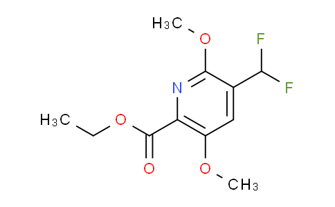 Ethyl 3-(difluoromethyl)-2,5-dimethoxypyridine-6-carboxylate
