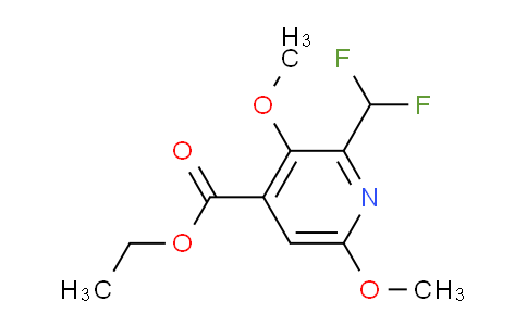 Ethyl 2-(difluoromethyl)-3,6-dimethoxypyridine-4-carboxylate
