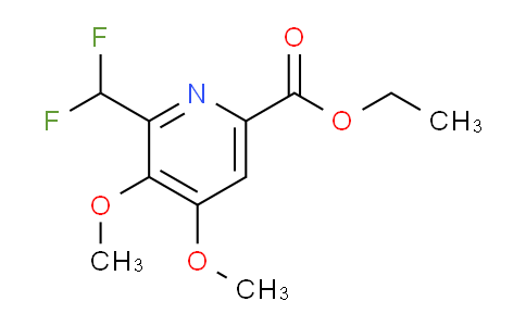 AM135947 | 1805162-05-3 | Ethyl 2-(difluoromethyl)-3,4-dimethoxypyridine-6-carboxylate