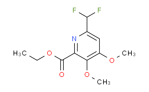 AM135950 | 1805051-64-2 | Ethyl 6-(difluoromethyl)-3,4-dimethoxypyridine-2-carboxylate