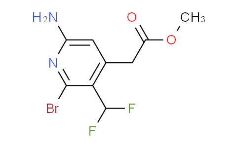 AM135953 | 1806835-53-9 | Methyl 6-amino-2-bromo-3-(difluoromethyl)pyridine-4-acetate