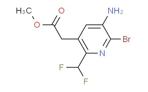 AM135957 | 1806060-97-8 | Methyl 3-amino-2-bromo-6-(difluoromethyl)pyridine-5-acetate