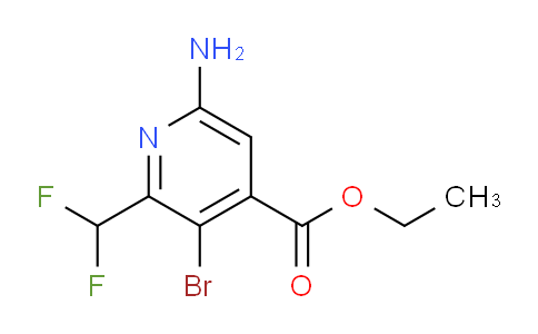 AM135964 | 1805091-49-9 | Ethyl 6-amino-3-bromo-2-(difluoromethyl)pyridine-4-carboxylate