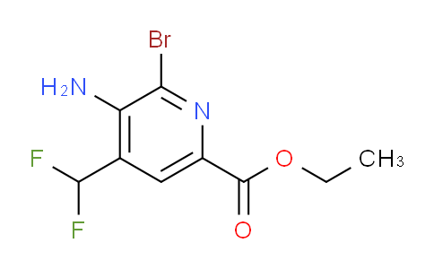 AM135969 | 1805054-65-2 | Ethyl 3-amino-2-bromo-4-(difluoromethyl)pyridine-6-carboxylate