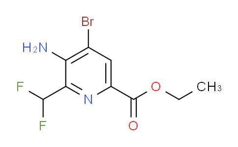 AM135971 | 1805091-73-9 | Ethyl 3-amino-4-bromo-2-(difluoromethyl)pyridine-6-carboxylate