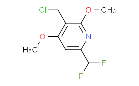 3-(Chloromethyl)-6-(difluoromethyl)-2,4-dimethoxypyridine