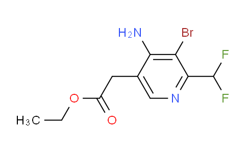 AM135985 | 1806815-33-7 | Ethyl 4-amino-3-bromo-2-(difluoromethyl)pyridine-5-acetate